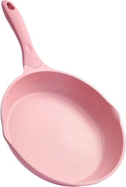 Induttore a 28 cm con rivestimento in granito svizzero e trattamento antiscivolo - maniglia termoresistente - rosa