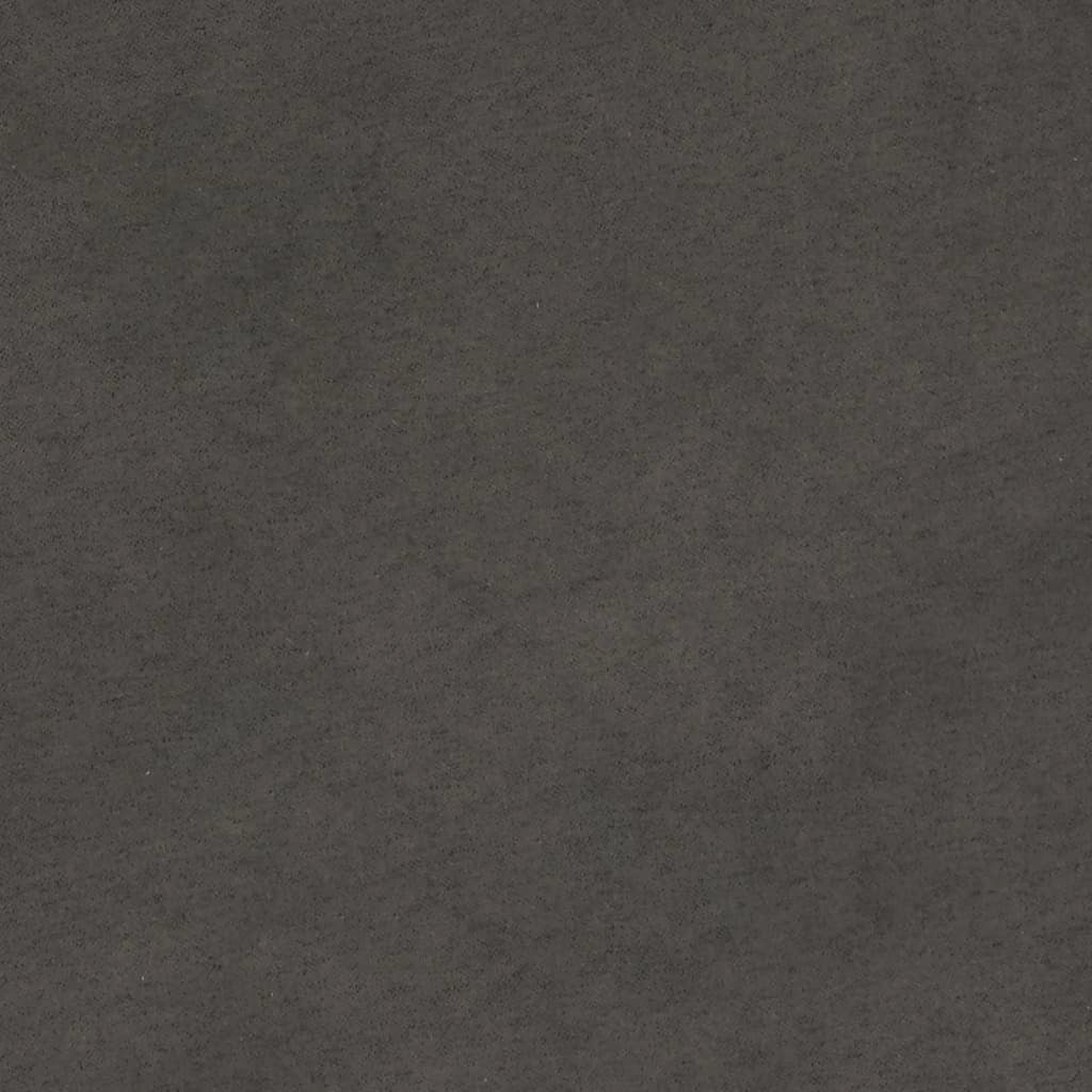 Panca 100 x 35 x 41 cm tessuto microfibra grigio scuro 02_0010693