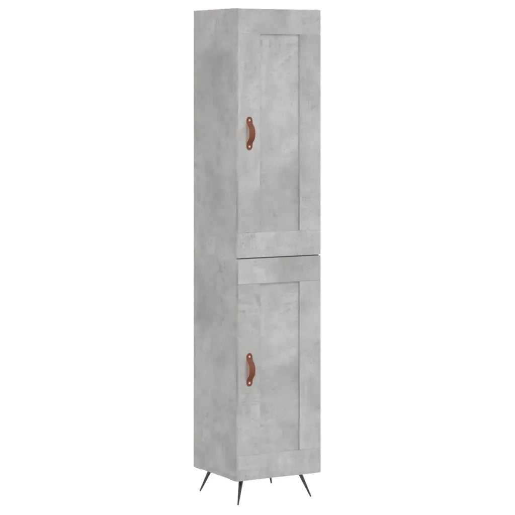 Credenza Grigio Cemento 34,5x34x180 cm in Legno Multistrato 3200429