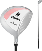 Mazza da Golf Singola, Putter da Golf per Uomo/Donna 460CC, Asta in Carbonio e Impugnatura Antiscivolo in TPR, Ideale per Principianti e Professionisti, Allenamento all'Aperto (12)