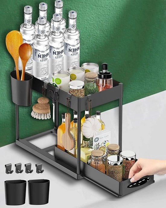 Rack da Compenimento - Un'opera d'arte per cucina di alta qualità per un avanzato sistema di archiviazione e organizzazione efficiente in vasca da bagno, armadio cucina e bagno