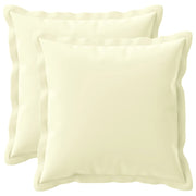 Federa 2 pcs HOUTEN Crema 35 x 35 cm Poliestere 916517