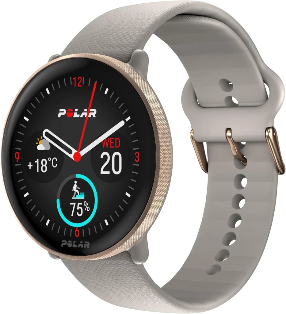 Polar Smartwatch con GPS per Fitness e Benessere, analisi del Sonno, Display AMOLED, Activity Tracker 24/7, allenamenti Personalizzati e Guida vocale in Tempo Reale, Night Black, S-L, Ignite 3