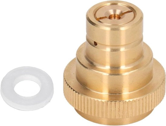 Adattatore CO2 per acqua gassata compatibile con DUO Terra Art Cilindro CO2 originale Collegamento con TR21 4 fili interni - Adattatore CO2 per acqua gassata - Progetto Terra Art.