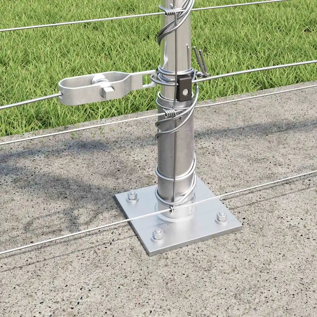 Palo della recinzione Zincato 25 x 1,2 m Acciaio