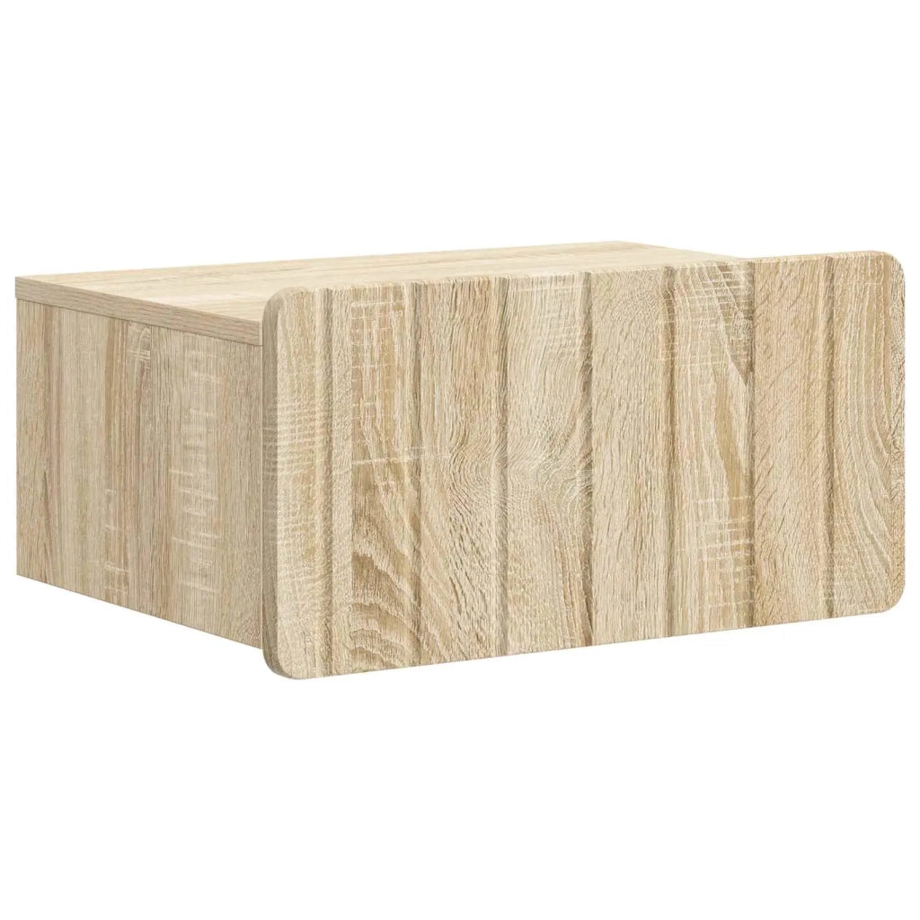 Mobiletto da notte a muro 2 pcs Rovere Sonoma 49 x 34,5 x 24 cm 898280