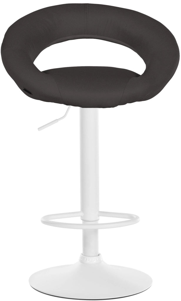 2er Set Barhocker Olinda Stoff weiЯ