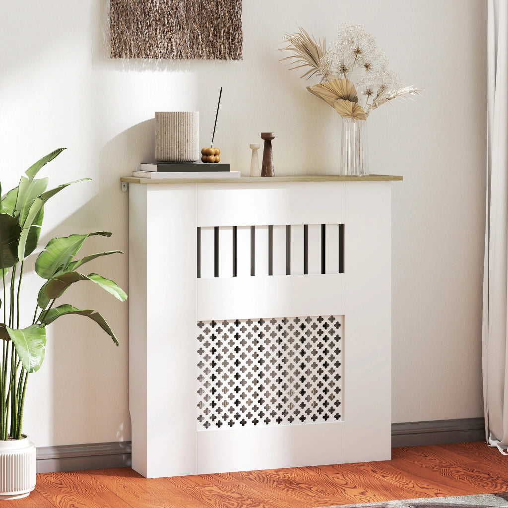 Tavolino da caff¨¨ ¨C Zephmum ¨C Bianco 78x19x81 cm