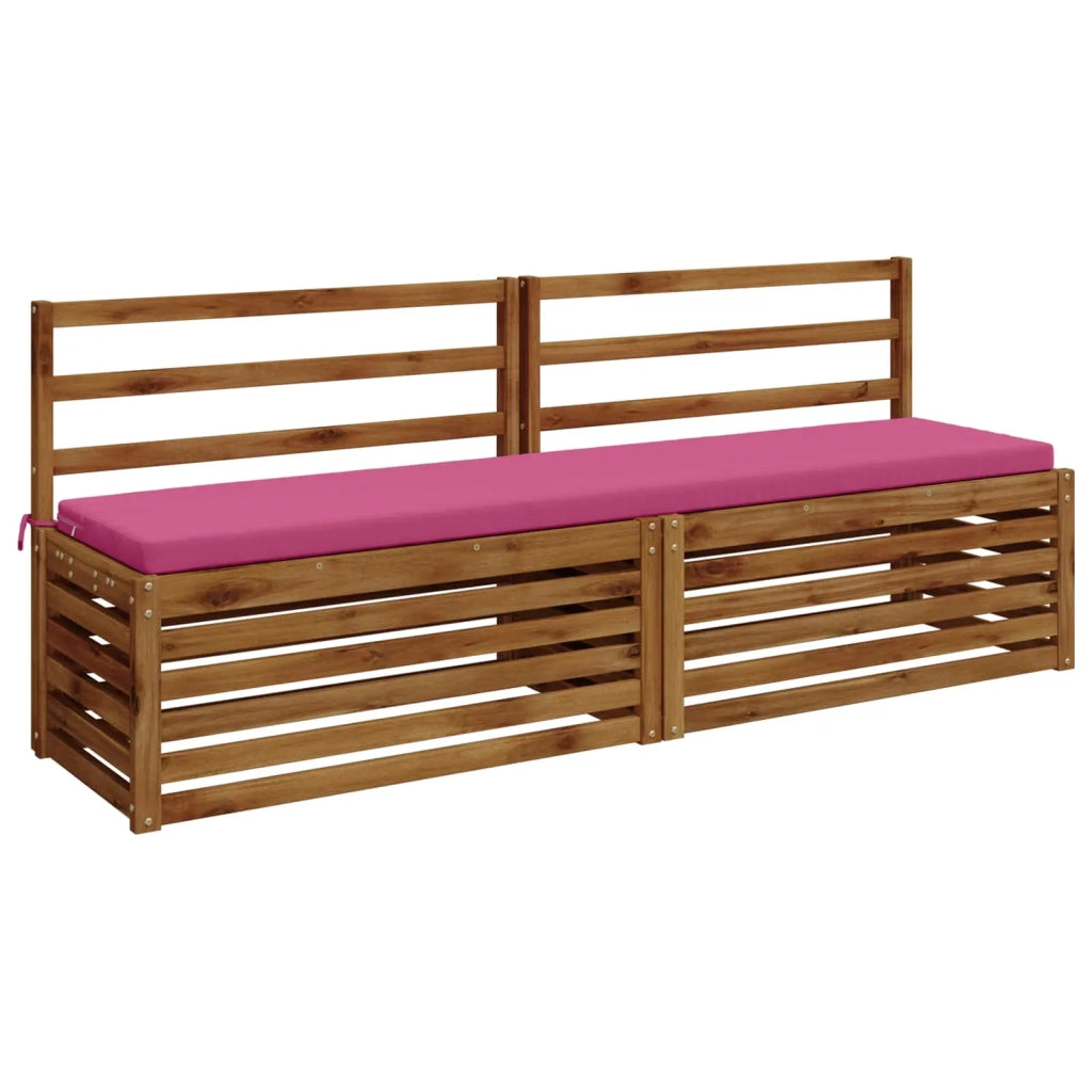 Cuscino per panchina SOEST 100% Poliestere Rosa 200 x 40 x 5 cm 949244