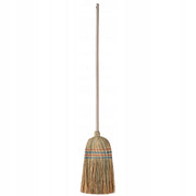 Scopa KADAX per prati e strade, manico da 140 cm, setole resistenti ed ecologiche.