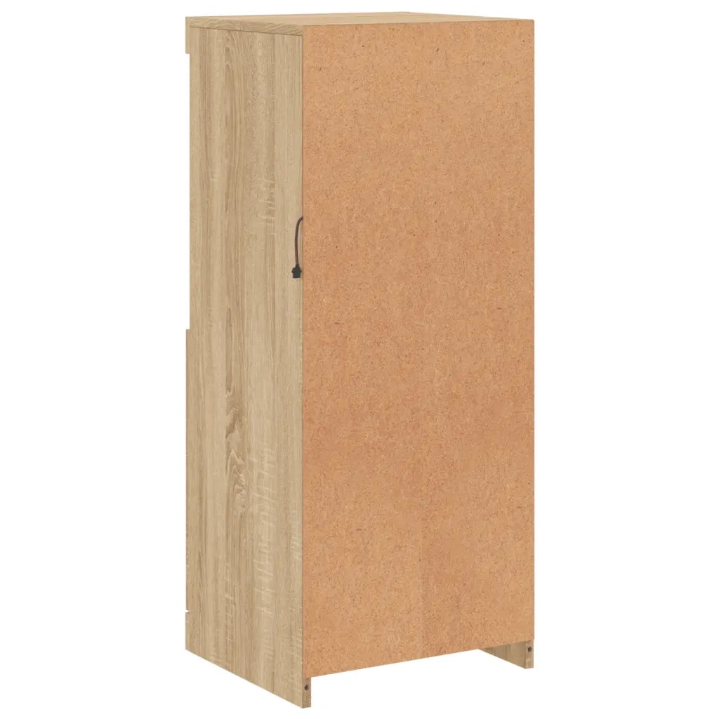 Credenza con Luci LED-Buffet-Armadio da cucina Rovere Sonoma 41x37x100 cm 196476