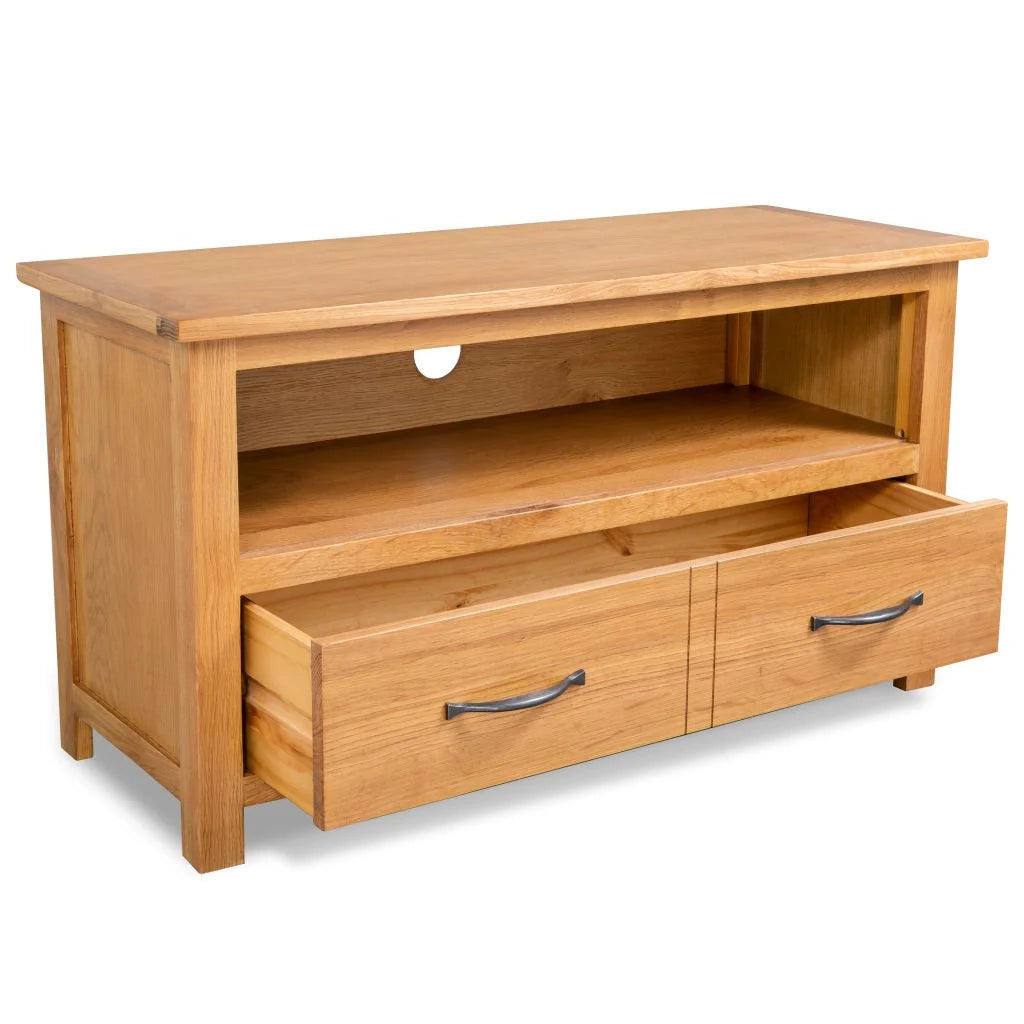 Mobile TV/credenza pratico e di design 90 cm legno massello di rovere 2502089