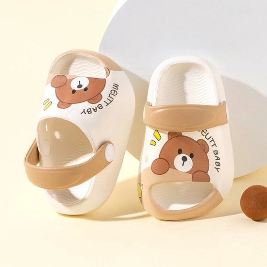 Pantofole per bambini - Calzature antislip per spiaggia e piscina - Pantofole moda con stampa - Leggere e traspiranti - Pantofole estive divertenti per bambini - Adatte per esterno, scuola, bagno, spiaggia e piscina - Taglia 16