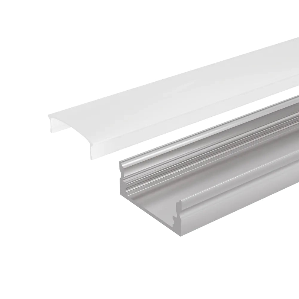 Profilo slim silver in alluminio 2mt per striscia led