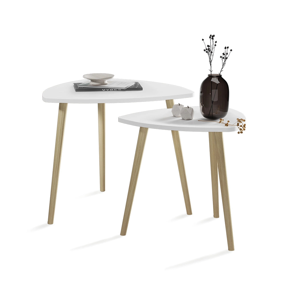 Vicco  Bianco/Sonoma 60 x 50 cm Set di 2