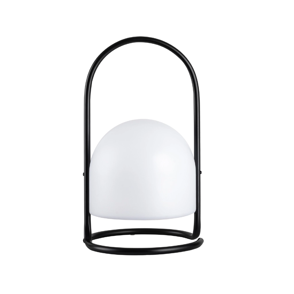 Lampada Da Esterno Led Lanterna Impermeabile Resistente Design Moderno Tavolo Arredo Giardino Luce Colore Bianco Caldo/Freddo Struttura Metallo Antiruggine Certificata RoHS Trasportabile Geoje
