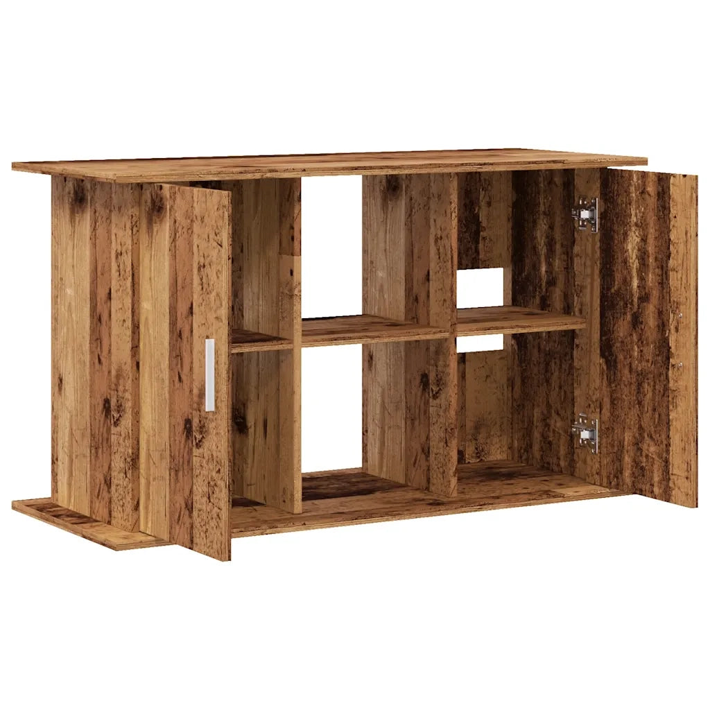 Supporto Acquario 101x41x58cm in Legno Multistrato Legno Antico 857280