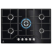 Electrolux EGG7536K Nero Da incasso 74 cm Gas 5 Fornello(i)
