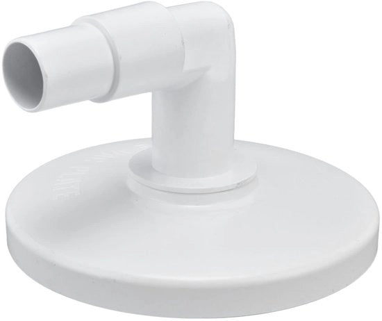 Asciugacqua per piscine con angolo 90°, piastra aspirante in plastica, diametro 18,5 cm, prestazioni di pulizia eccezionali, aspirapolvere per piscine