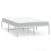 Letto matrimoniale | Letto per adulti | Giroletto in Metallo Bianco 120x190 cm