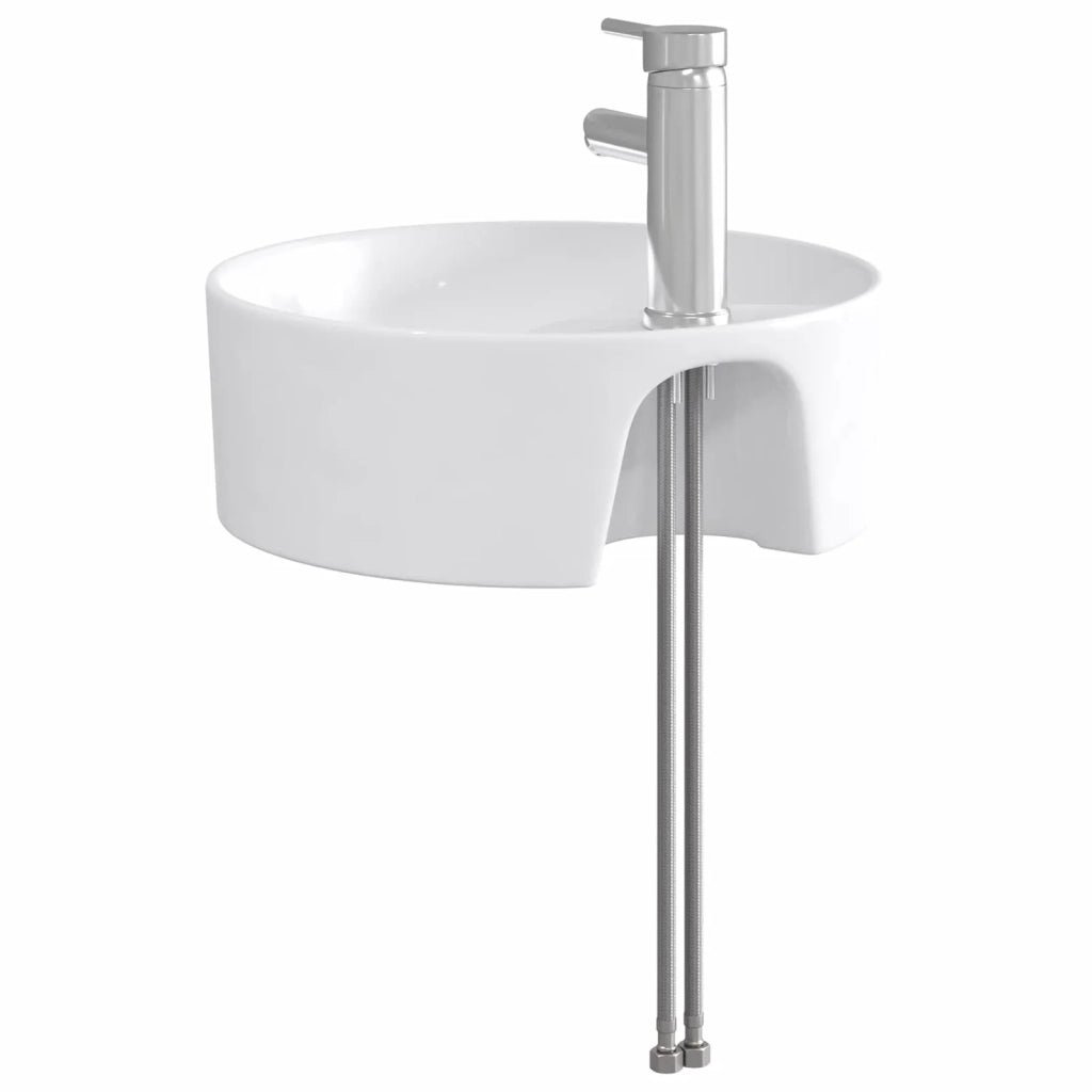 Lavabo da bagno Cromato 40,5 x 40,5 x 15 cm Metallo 890232