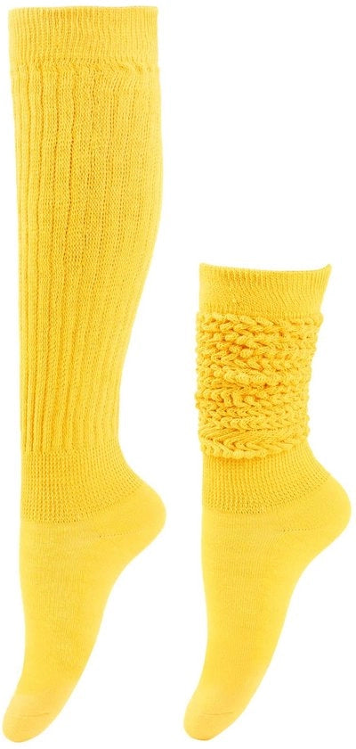Calze per ginocchio - Alta statura - Lunghezza - Calze per donna - 97% Poliestere - Adatto per cosplay - 53 cm di altezza