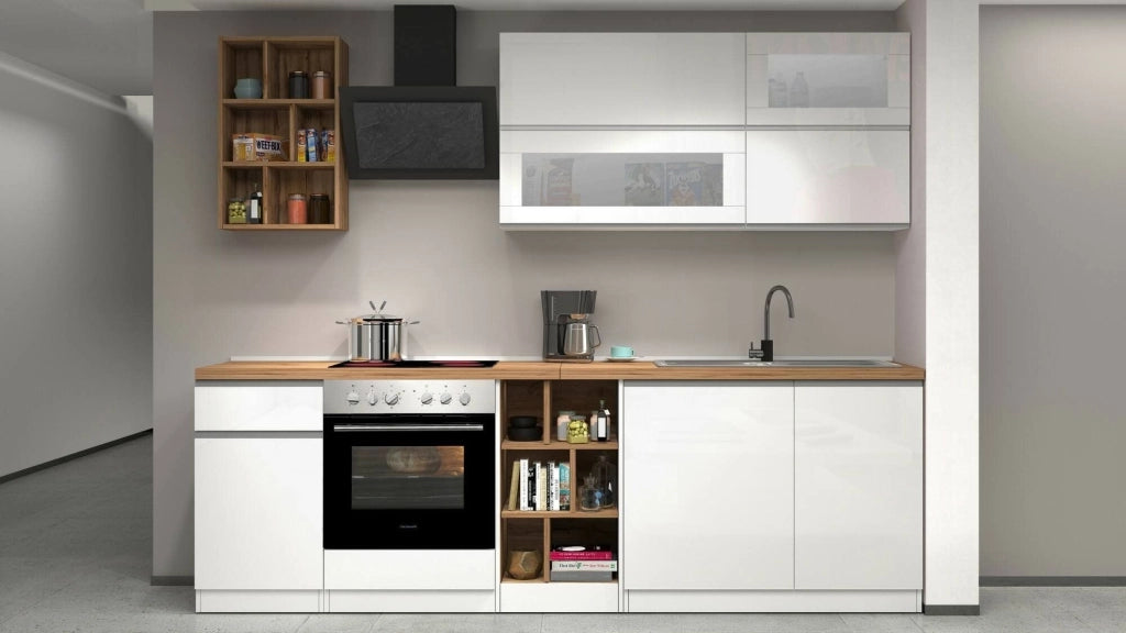 Cucinino Fonti, Cucina un Cassetto Made in Italy, Bianco Lucido