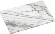 Piastra di taglio, 30,5 x 20,5 cm, marmo bianco, grigio, 21x31x2