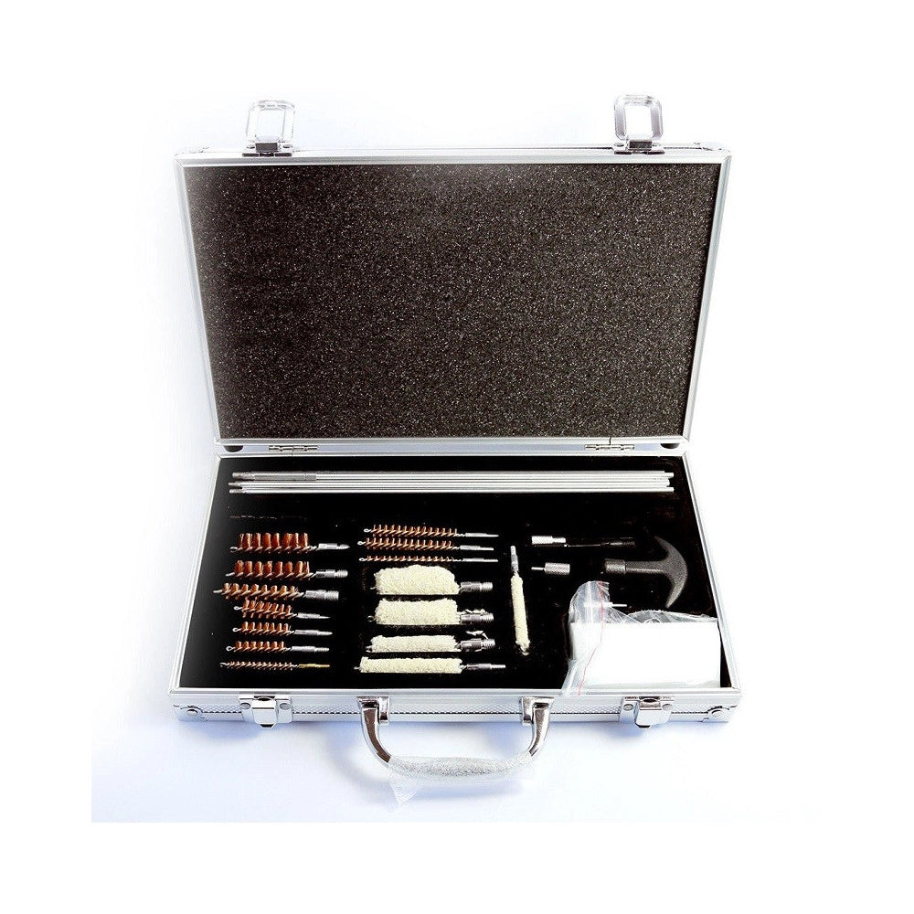 Trade Shop - Kit 28 Pz. Scovolini Per Pulizia Armi Di Tutti I Calibri Fucile Pistola -