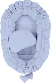 Cuscino per Bambino Reattivabile 100% Cotone Anti-Allergico - Nido per Bambini \ Nido Termoisolante per Bambini