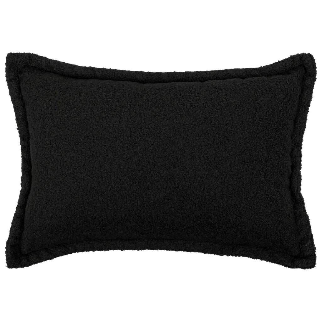 Federa 2 pcs HOUTEN Nero 50 x 75 cm Bouclé 919835