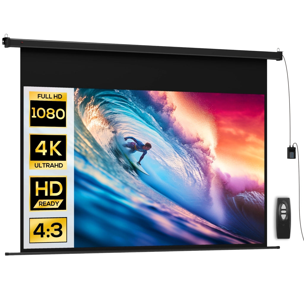 Schermo per proiettore da 100 pollici 16:9 ¨C zephmum ¨C 4K HD montaggio parete o soffitto