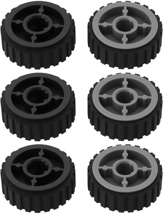 Papierinvoerrol periferica 6X - Compatibile con Lexmark E260/E360/E460/E462/X264/X363/364 - Gomma/Plastica - Facile da installare - Alta durata - Precisa alimentazione del papier - Gomma di alimentazione del papier