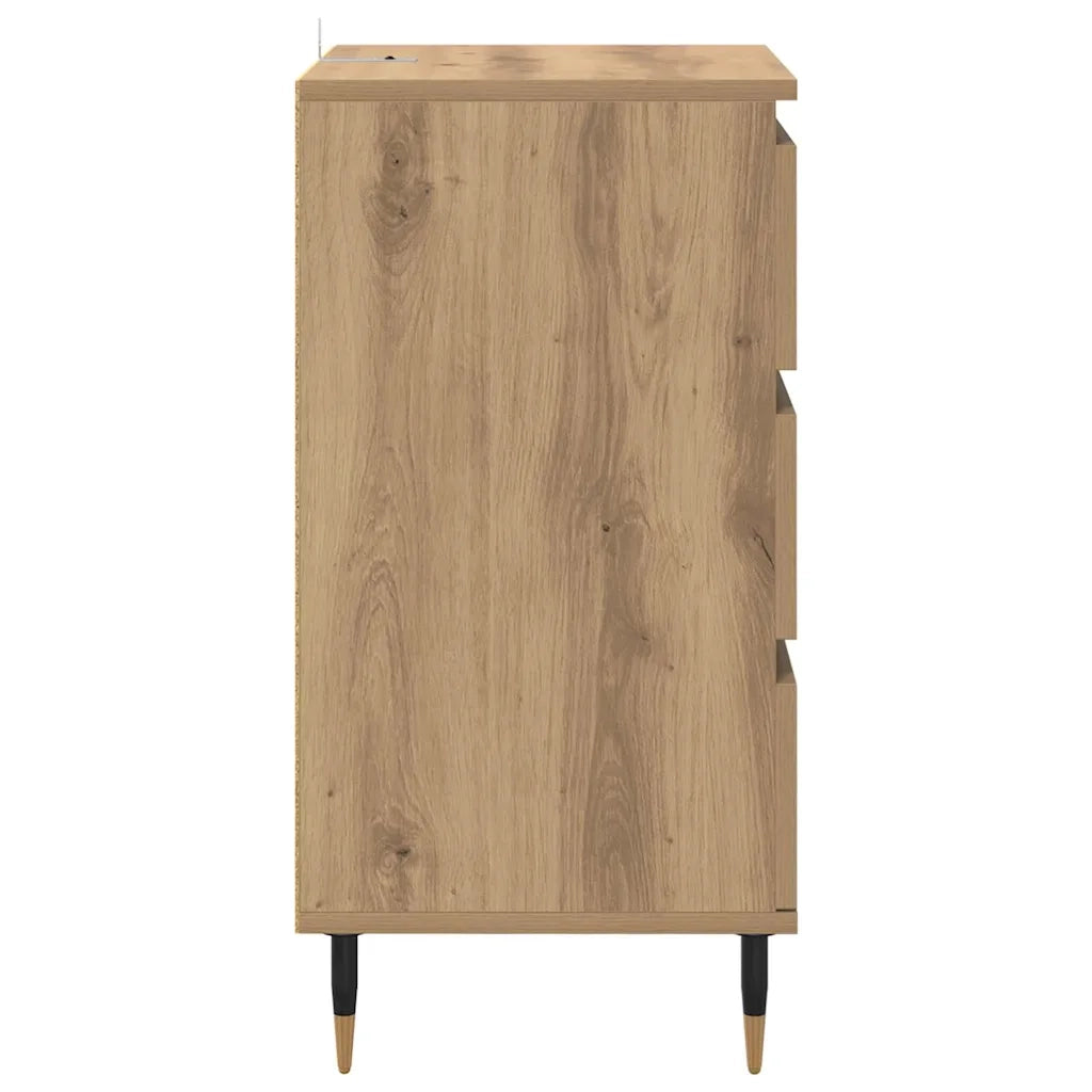 Credenza-Buffet-Armadio da cucina rovere artigianale 35 x 40 x 70 cm Legno multistrato 368383