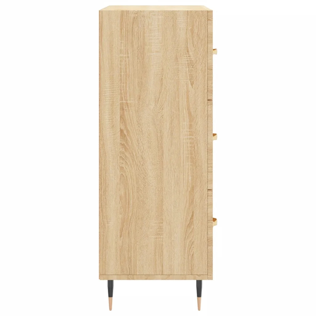 Credenza Rovere Sonoma 69,5x34x90 cm in Legno Multistrato 827831