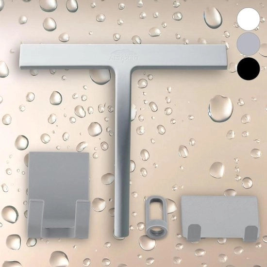 Tappo per doccia - maniglia di silicone - per parete doccia - grigio