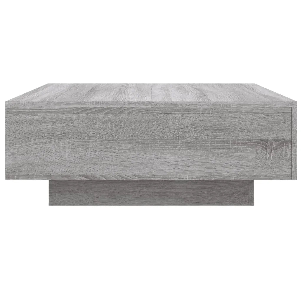 Tavolino da Salotto Grigio Sonoma 80x80x31 cm Legno Multistrato 836586