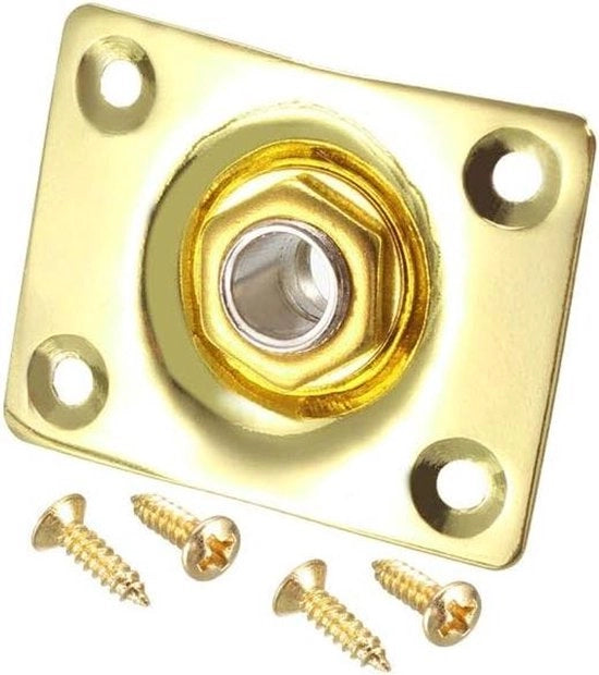 Piastra di jack mono per chitarra elettrica, ingresso 1/4 pollice - adatto per chitarra Gibson LP/EPI Les Paul - 6,35 mm