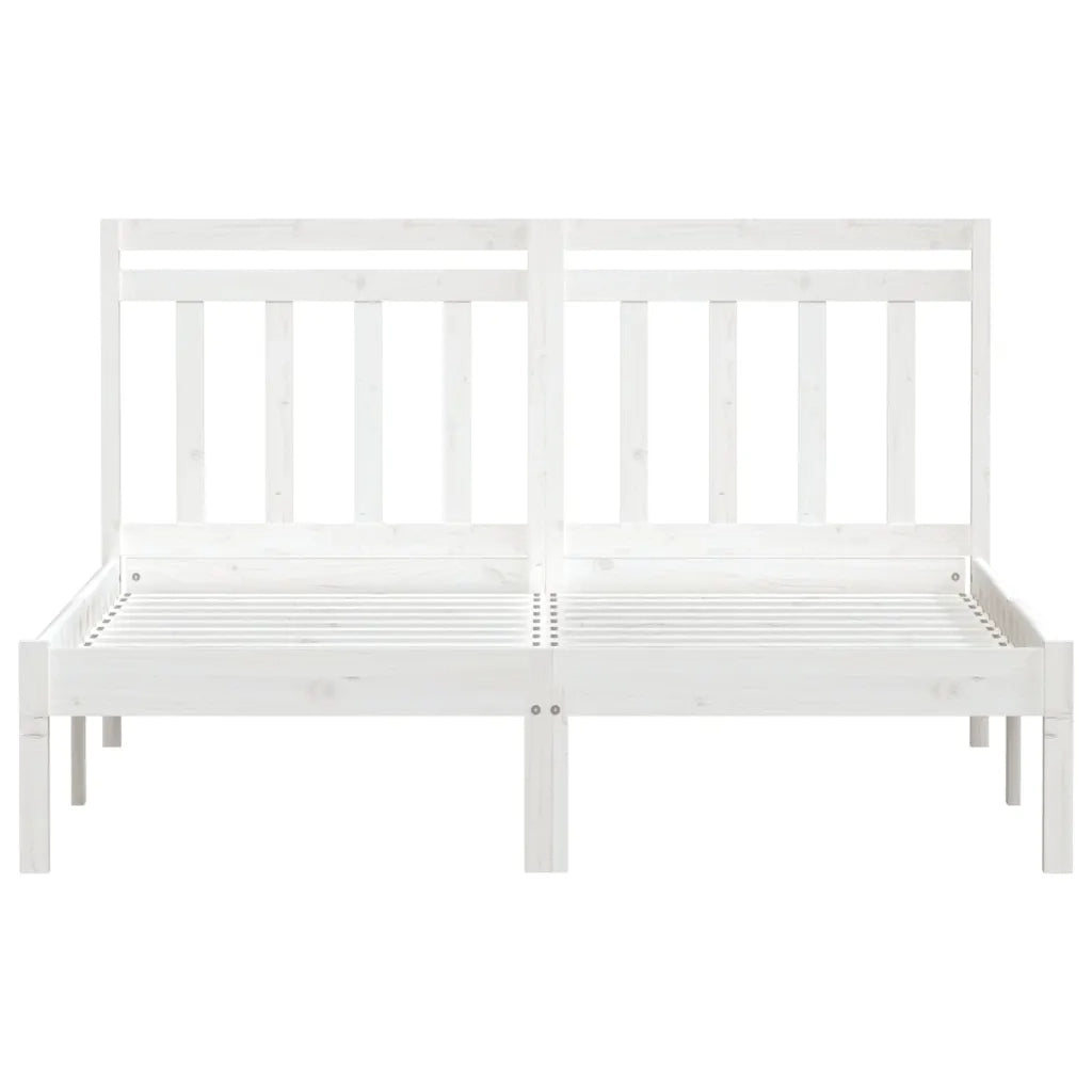 Giroletto Bianco in Legno Massello di Pino 140x200 cm 3100590