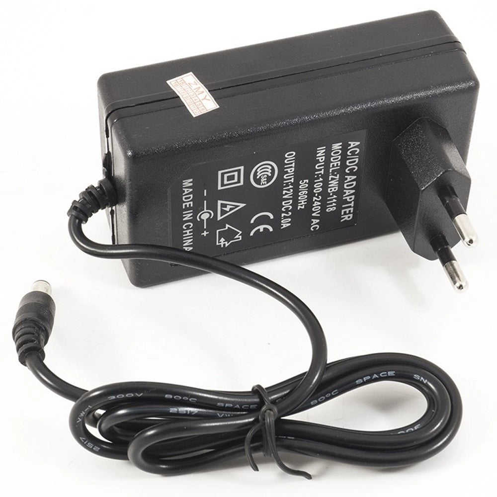 Trade Shop - Alimentatore Trasformatore Da 12v 2.1a Per Monitor Tv Apparecchiature Elettriche -