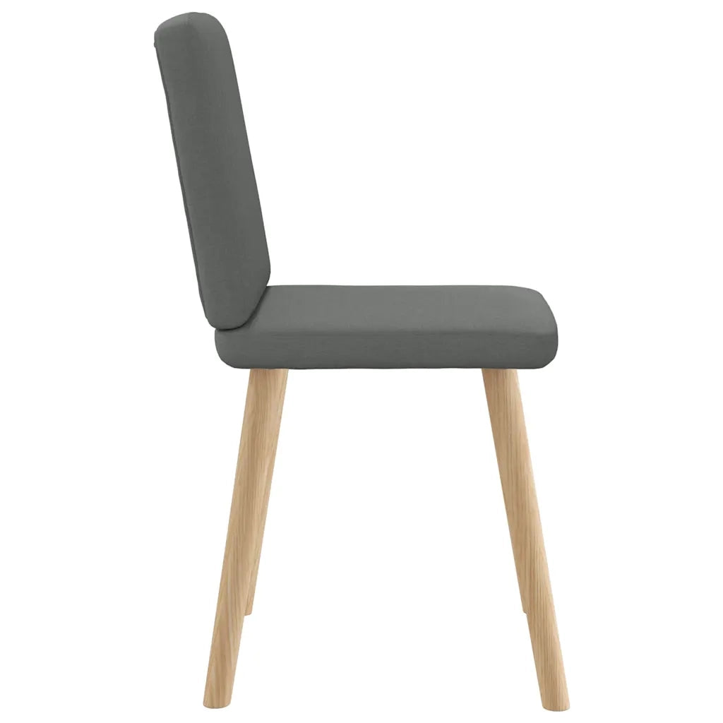 Sedie da Pranzo 6 pz Grigio Scuro in Tessuto 3315568