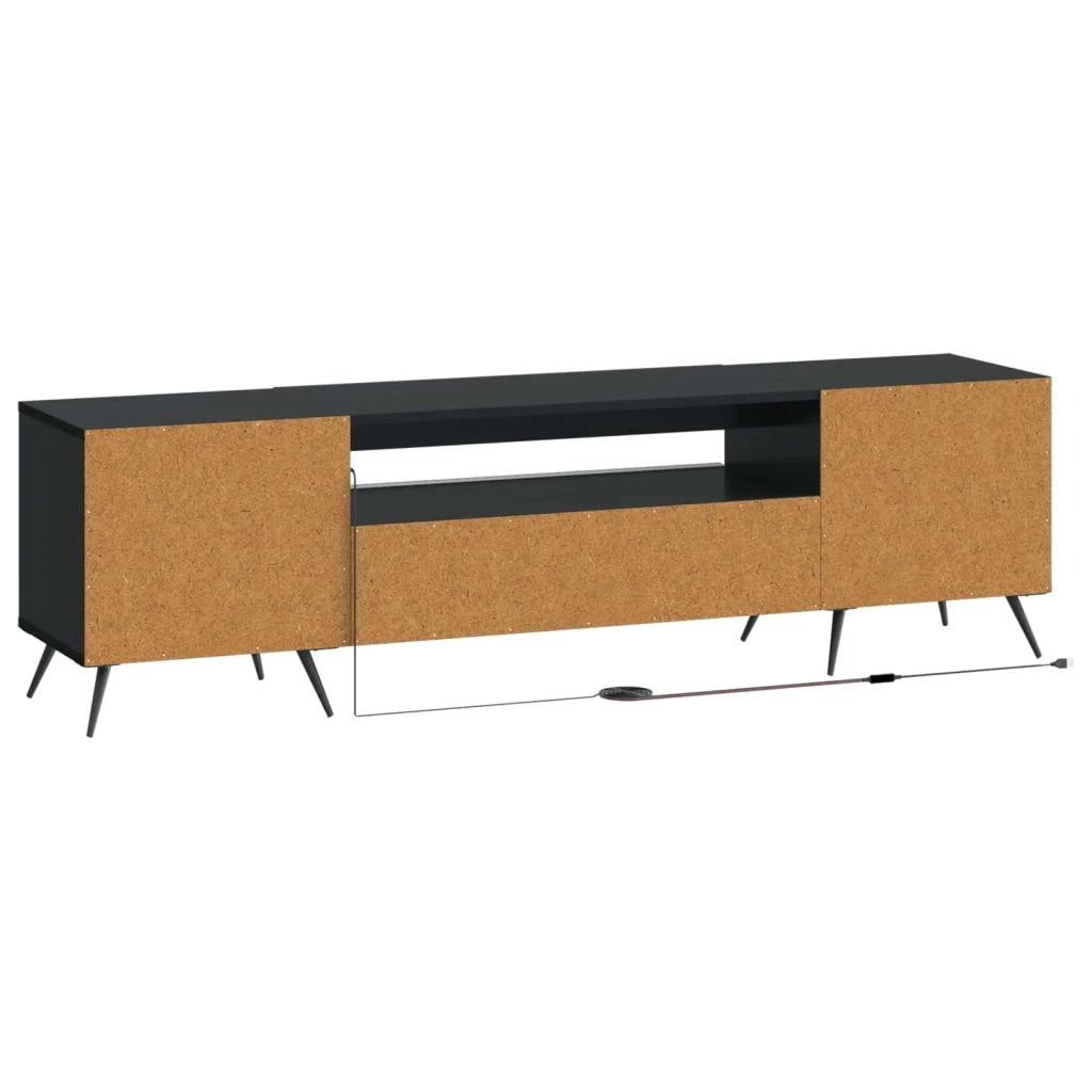Mobile TV LED Nero Legno ingegnerizzato 897566
