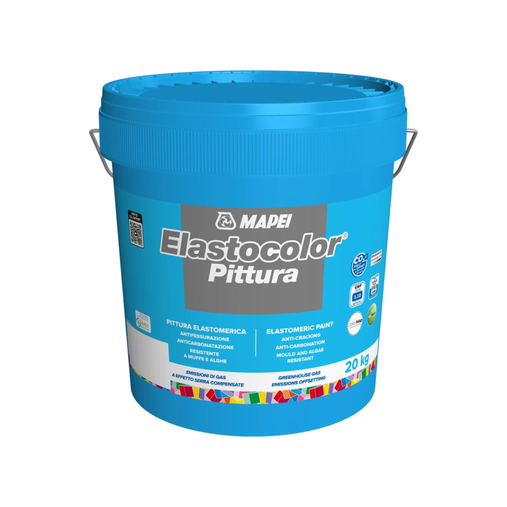 Elastocolor pittura zero mapei 20 kg elastomerica facciate