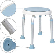 Supporto doccia - Rond - Regolabile in altezza - Blu  B 33 x D 33 x H 36-51 cm