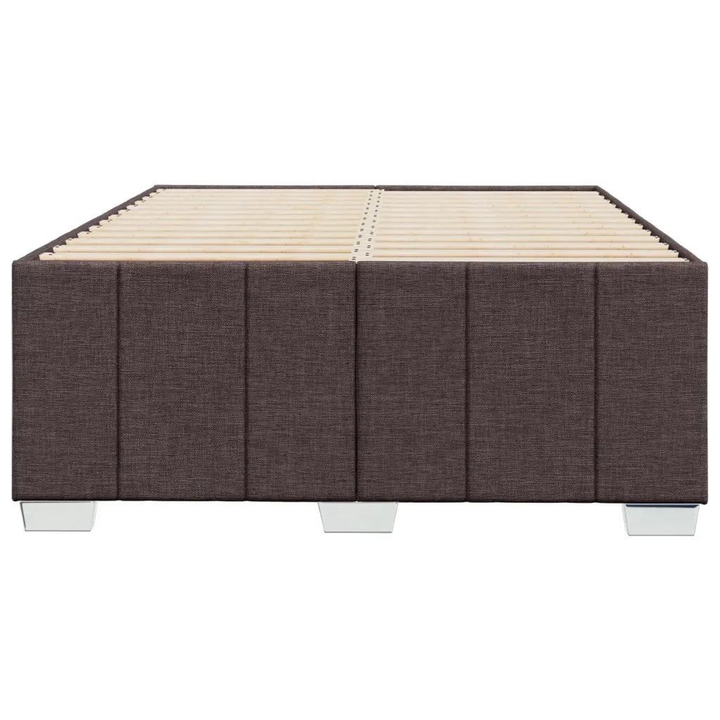 Giroletto senza Materasso Marrone Scuro 120x200 cm Tessuto 3284828