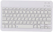 Tastiera portatile Bluetooth 10 pollici - Arabo/Spagnolo/Russo - Android/OS X/Windows - bianca - inclusa tastiera russa.