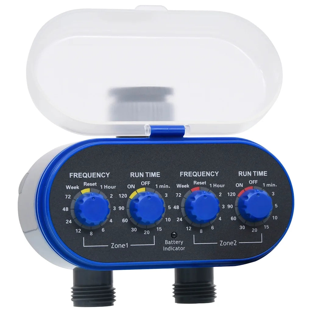 Timer per Irrigazione Doppia Uscita con Valvole a Sfera 147889