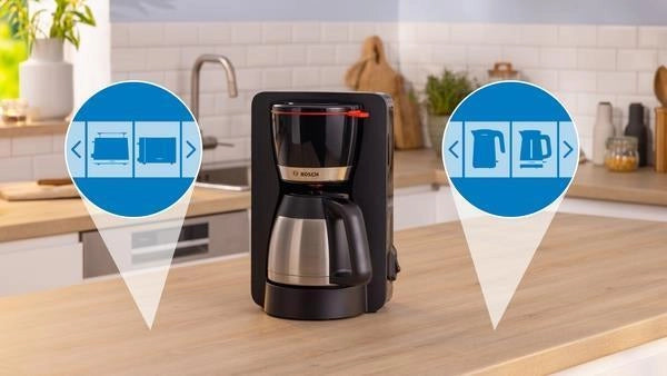 Bosch TKA5M253 macchina per caffè Manuale Macchina da caffè con filtro 1,1 L