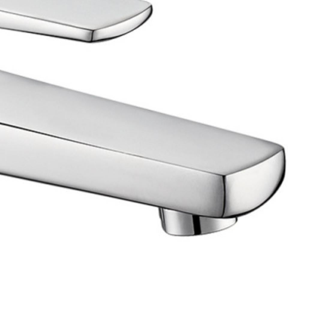 Miscelatore rubinetto asia per lavabo in ottone colore cromato con piletta *** confezione 1