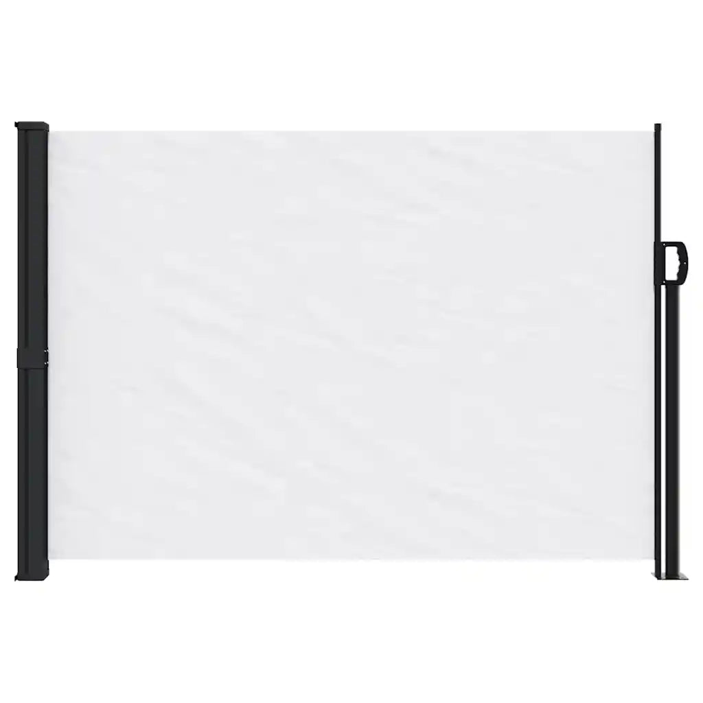 Tenda da Sole Laterale Retrattile Bianco 140x600 cm 4004511